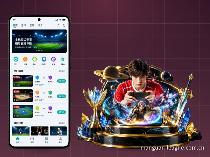 装上满冠体育 APP，热门赛事不缺席